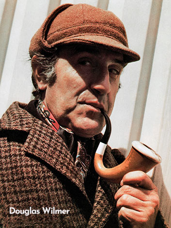 Photograph of Douglas Wilmer as Sherlock Holmes
