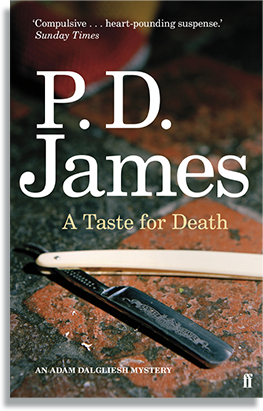 Image of the P. D. James book "A Taste For Death"