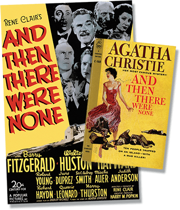 Image shows And Then There Were None book cover and poster