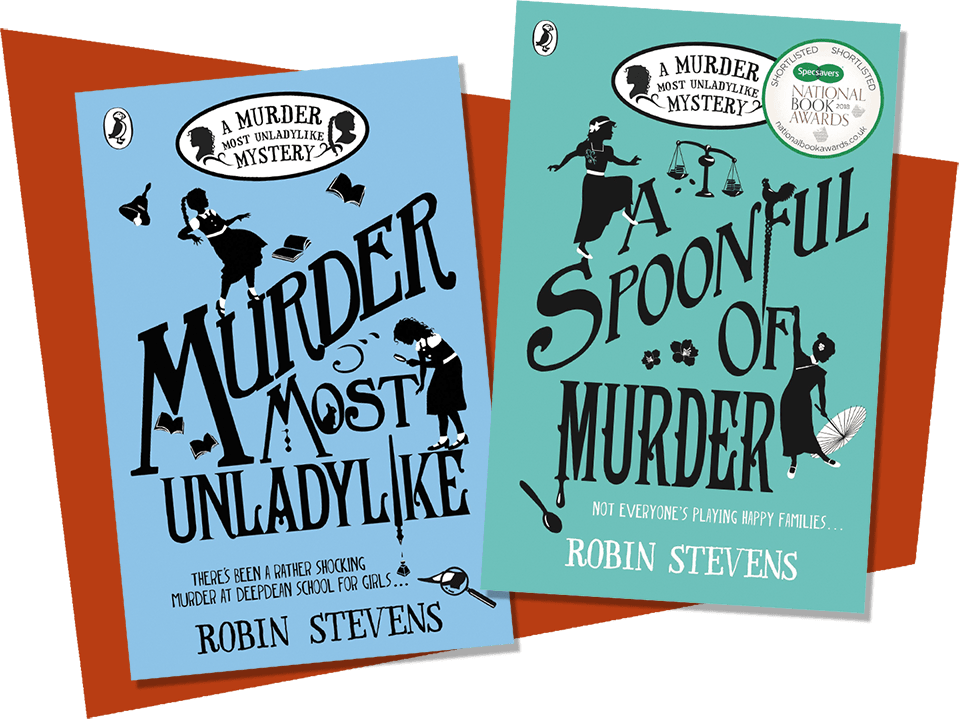 Images of several Murder Most Unladylike book covers