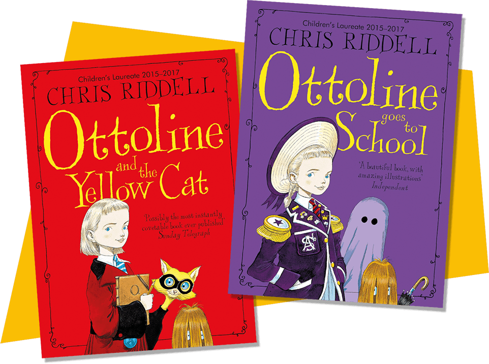 Image of several Ottoline book covers